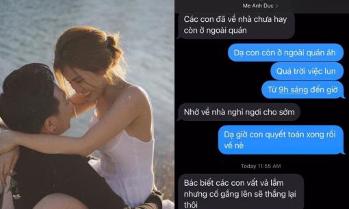 Mẹ Anh Đức nhắn nhủ con dâu tương lai cực tình cảm