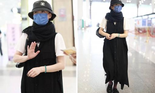 Cách ăn mặc kỳ quái của Châu Tấn ở sân bay khiến cô bị chê như hành khất 