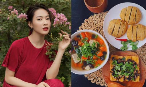 Không chỉ xinh đẹp, Minh Trang 'Cây táo nở hoa' còn đảm đang thường xuyên vào bếp nấu đủ món