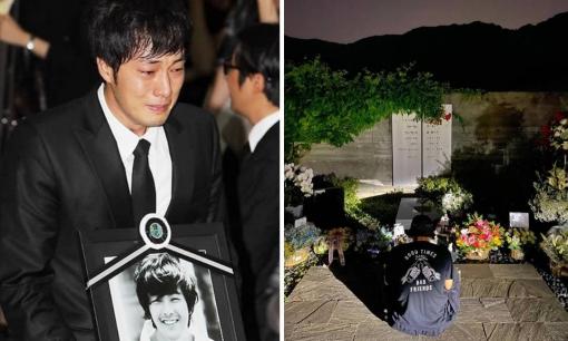 Kết hôn rồi mà So Ji Sub vẫn nhớ Park Yong Ha tha thiết, năm nào cũng tới viếng mộ 'người cũ' lúc đêm khuya 