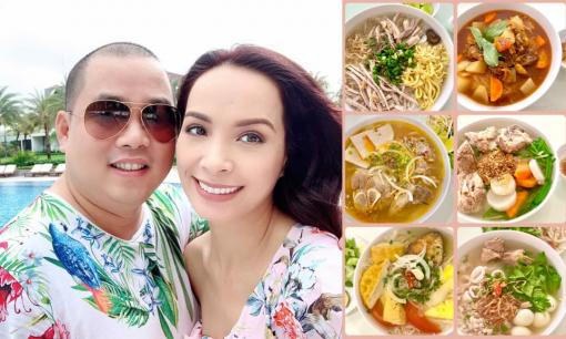 Thúy Hạnh trổ tài vào bếp, nấu ngon không kém nhà hàng