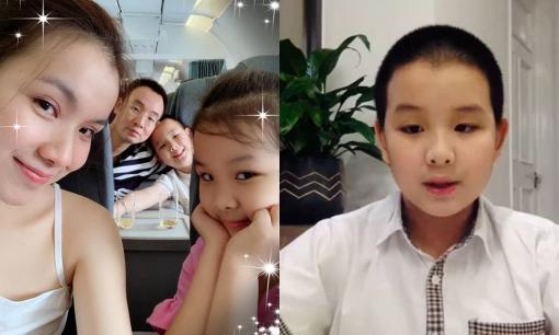 Con trai Hoa hậu Thùy Lâm lớn phổng phao, bắn tiếng Anh như gió khiến dân mạng ngỡ ngàng