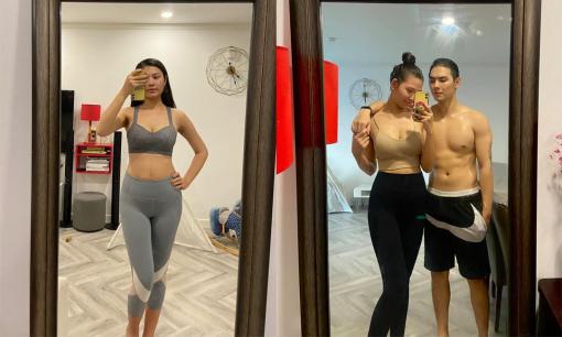 Chúng Huyền Thanh giảm được 18 kg sau gần 3 tháng sinh con