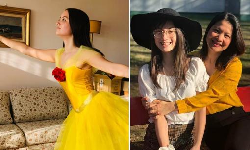 Hình ảnh hiếm hoi về con gái lai Tây của diễn viên Kim Ngân