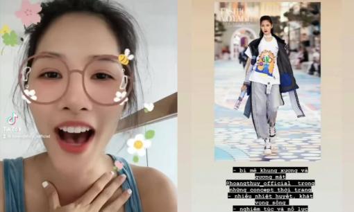 Giữa drama, Hoàng Thùy lộ diện với thái độ bình tĩnh, khoe 3 lời nhận xét từ người trong nghề về mình