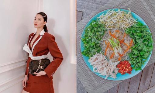 Công thức làm miến trộn gà xé hấp dẫn của siêu mẫu Lan Khuê