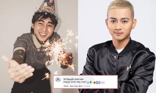 Dân mạng bất ngờ khi thấy Hoài Lâm gửi lời chúc đến Đạt G trong ngày sinh nhật