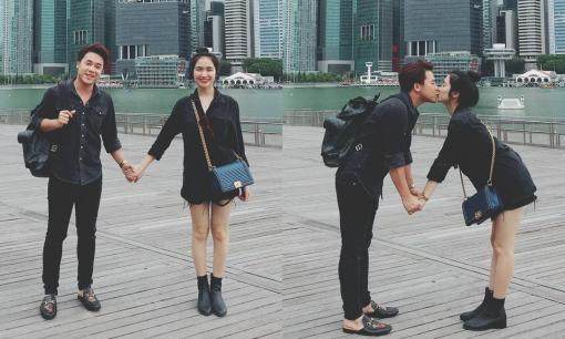 Ông xã đại gia khoe khung ảnh khóa môi ngọt ngào bên Hòa Minzy khiến dân tình phát ghen