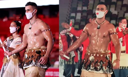 Nam VĐV khiến mạng xã hội dậy sóng với màn cởi trần khoe body tại lễ khai mạc Olympic Tokyo 2020, netizen lập tức truy lùng danh tính