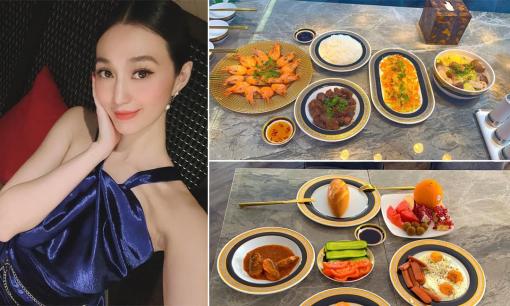 'Mỹ nhân sở hữu tòa nhà 7 tầng' Khánh My nấu ăn vào mùa dịch, toàn món ngon như ngoài hàng