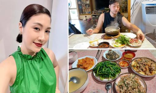 Pha Lê trổ tài nấu loạt món ngon cho chồng, đại gia Đức An liền khen ngợi: 'Chồng em sướng quá sướng'
