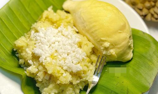 Là team mê sầu riêng đừng bỏ qua công thức xôi dừa sầu riêng thơm nức mũi