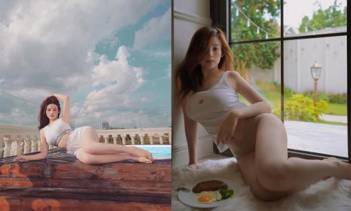 Sống trong biệt thự vào mùa dịch, Huyền Baby vẫn lên đồ cực sang chảnh, khoe vóc dáng gợi cảm