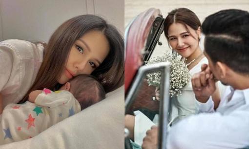 Hiếm hoi Phanh Lee mới khoe ảnh ái nữ đầu lòng, vẫn tiếp tục giấu khuôn mặt con