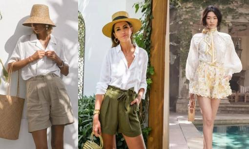 'Áo sơ mi + quần đùi', có thể mặc từ hè sang thu mà không lỗi thời