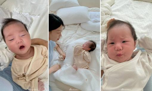 10 năm kết hôn mới nặn được 1 bé cưng, mỹ nhân 'Phía đông vườn địa đàng' mê mệt chụp ảnh con mọi lúc mọi nơi