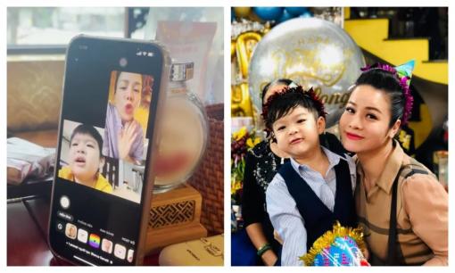 Dù ở xa, con trai Nhật Kim Anh vẫn mừng sinh nhật online cho mẹ khiến ai cũng tan chảy vì quá đáng yêu