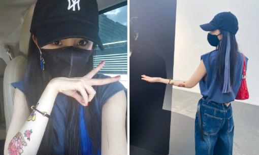 Chơi lớn với hình xăm hoành tráng ở tay nhưng Dương Mịch lại bị soi vòng 3 lép kẹp