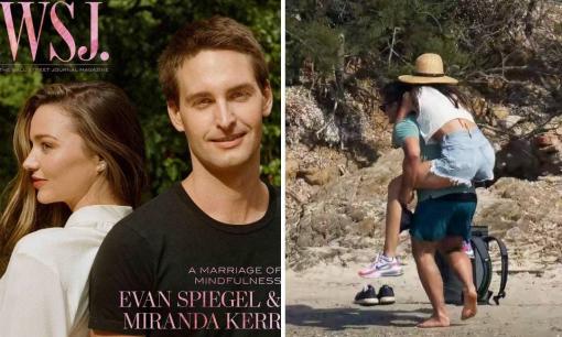 Số hưởng như Miranda Kerr: Được chồng tỷ phú khét tiếng yêu chiều cõng trên lưng 