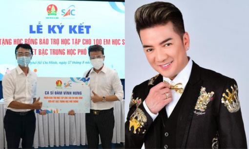 Đàm Vĩnh Hưng lan toả tình người trong mùa dịch: Hỗ trợ gần 2 tỷ đồng cho 100 em học sinh mất cha mẹ vì Covid-19
