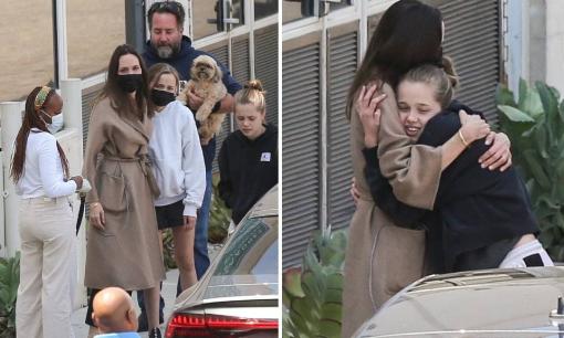Angelina Jolie gây lo lắng khi xuất hiện ở bệnh viện, con gái ruột từng có ý định chuyển giới ôm cô không rời 
