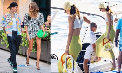 Thời trang hẹn hò của hai nàng siêu mẫu: Hailey - Justin rực rỡ hết nấc, Kendall Jenner diện váy xuyên thấu khoe đôi chân hoàn hảo
