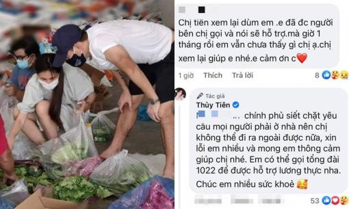 Netizen thắc mắc sau 1 tháng chưa thấy tiếp tế lương thực giữa mùa dịch, Thủy Tiên lên tiếng giải thích khiến ai nấy cũng ủng hộ