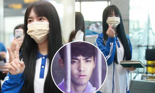 Từng bị fan Ngô Diệc Phàm mắng chửi 'tâm cơ', bạn gái cũ gây sốt với nhan sắc thanh thuần tại sân bay sau khi nam idol bị bắt giữ