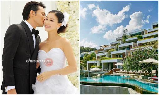 Tuần trăng mật 'không yên' của vợ chồng Jang Dong Gun: Ở resort 5 ngày hết hơn nửa tỷ, thuê máy bay giá trên trời