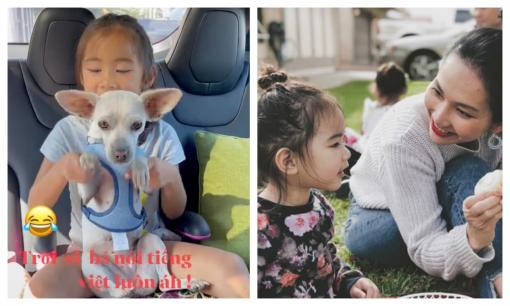 Con gái Kim Hiền nói tiếng Việt cùng mẹ nhưng khiến dân tình cười bò vì không khác gì 'cãi lộn'