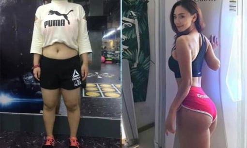 Với vòng hông 1 mét, nữ thần gợi cảm được nhiều chàng trai tán tỉnh hóa ra từng là gái béo nặng 70 kg