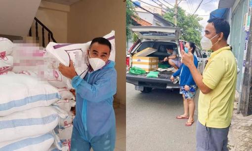 Vừa gặp sự cố 'dở khóc dở cười' trên sóng livestream, Quyền Linh mặc vội áo trái ra đường làm từ thiện