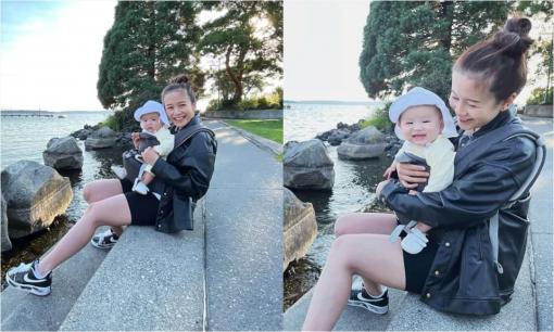 An Nguy hiếm hoi đăng ảnh tươi rói chụp cùng con gái đầu lòng sau 6 tháng sinh