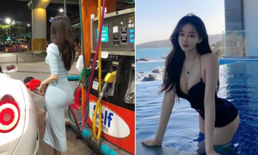 Bức ảnh 'trạm xăng' lan truyền khắp Hàn Quốc! Hóa ra 'cô gái lưng ong chữ S' đẹp đến mức 'chao đảo' cõi mạng