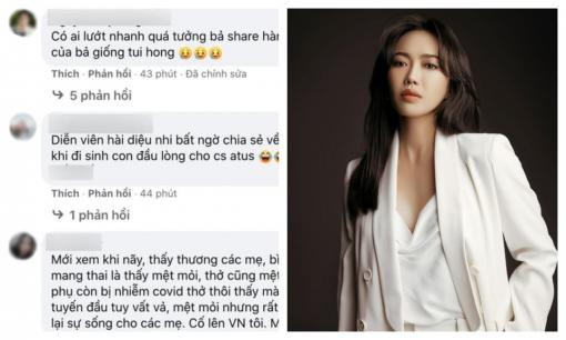 Diệu Nhi chia sẻ phóng sự 'Ranh Giới' sản phụ, cư dân mạng lại tưởng hành trình sinh con của cô