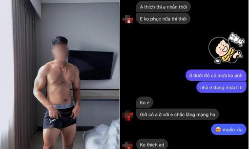 Chàng trai được cặp sao nam Việt rủ 'làm chuyện tay 3' sở hữu body đẹp miễn chê