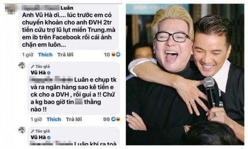 Cư dân mạng gặng hỏi lí do Đàm Vĩnh Hưng khóa bình luận trên Facebook, Vũ Hà đáp thế nào?