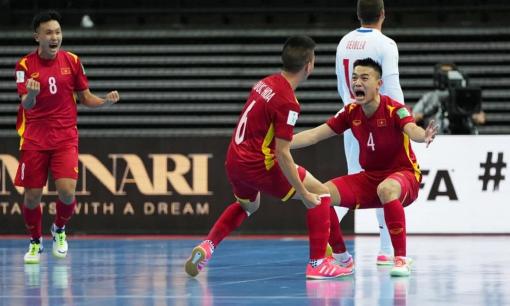 Lập chiến tích huy hoàng, đội tuyển Việt Nam chạm trán Nga ở vòng 1/8 World Cup futsal 2021