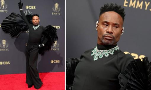 Tài tử từng thừa nhận nhiễm HIV gây sốt thảm đỏ Emmys 2021 khi mang bộ trang sức kim cương hơn 22 tỷ trên người