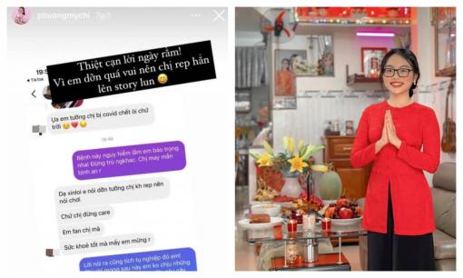 Phương Mỹ Chi đáp trả cực gắt khi anti-fan trù ẻo qua đời vì Covid-19