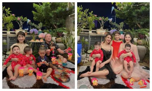 Sau tin đồn ly hôn chồng đại gia, Diệp Lâm Anh hiếm hoi cho bố mẹ chồng quyền lực lên sóng 