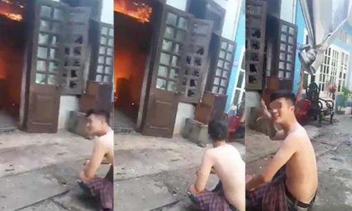 Thanh niên châm lửa 'hóa' luôn căn nhà thật xuống dưới cho người bố đã mất mặc hàng xóm can ngăn