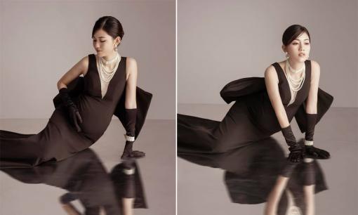 Á hậu Thanh Tú công khai hình ảnh đang mang bầu lần hai