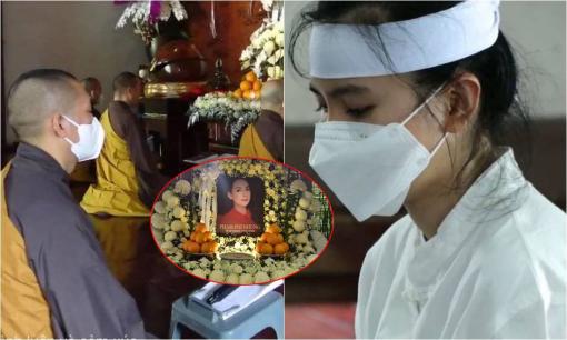 Gia đình vẫn làm lễ cầu siêu tại Tu viện Khánh An cho cố ca sĩ Phi Nhung trong không gian vắng lặng, yên tĩnh