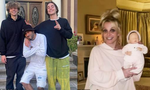 Con của Briney Spears càng lớn càng điển trai, lên MXH khoe sự thân thiết với bố trong khi Britney đăng video kỳ quái khiến dân mạng tranh cãi 