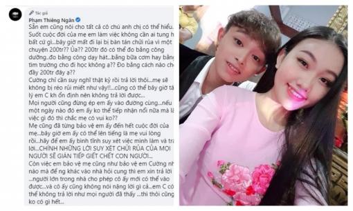 Con gái nuôi của Phi Nhung xin mọi người đừng dồn ép Hồ Văn Cường, đồng thời giải oan cho Trang Trần