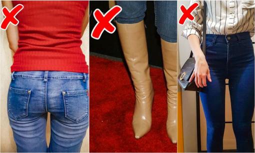 Hơn 10 sai lầm mà nhiều cô gái mắc phải khi mặc quần jean