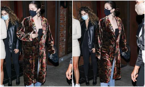 Selena Gomez diện áo khoét sâu lấp ló vòng một căng tràn, visual đẹp chấp đèn flash sau tin đồn hẹn hò Chris Evans