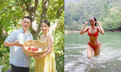 Bà xã Hoàng Bách bật mí bí quyết đẻ ba con rồi vẫn xinh đẹp, vóc dáng thon gọn