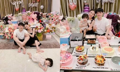 Khoảnh khắc 'mệt xỉu' cực đáng yêu của con gái khi dự sinh nhật Đông Nhi khiến Ông Cao Thắng phải bật cười